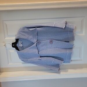 Focus light blue cotton jacket small